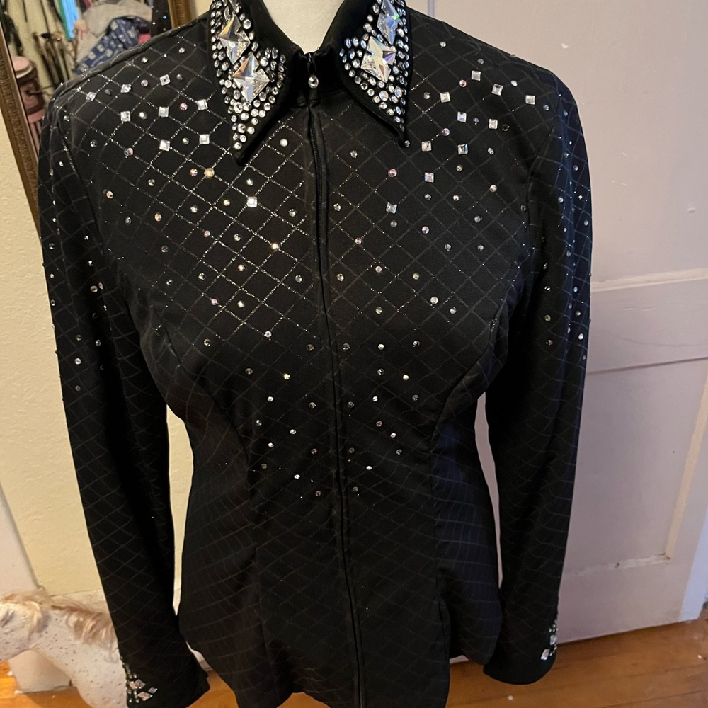 Rhinestone Cowgirl Black Jacket